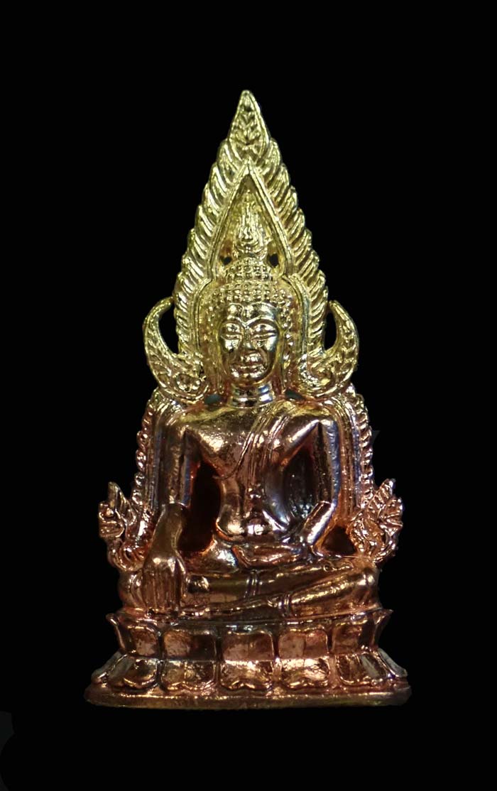 สมเด็จพระพุทธชินราช (นางพญาเรือนแก้ว) รุ่นประวัติศาสตร์ธงชัยจอมราชันย์ วัดนางพญา พิษณุโลก ปี 2563 เนื้อชนวน หมายเลข 9171 ขนาดพระสูง 4 ซ.ม. พร้อมกล่องเดิม