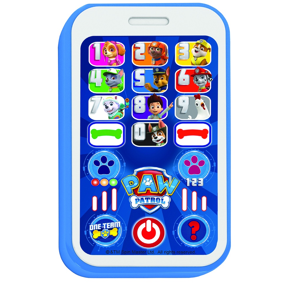 Paw Patrol My First Smart Phone โทรหาไรเดอร์และลูกหมาเพื่อเรียนรู้เกี่ยวกับสี ตัวเลข และอื่นๆ