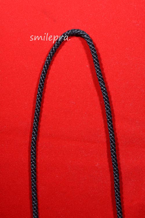 สร้อยถักสำหรับแขวนพระ 3 ห่วง (ลายธงชาติ)