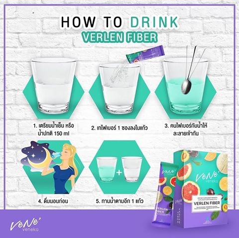 VerLen Fiber กินยังไง เวอเลนไฟเบอร์ by Vene Veneka กินยังไง