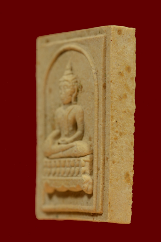 สมเด็จโต๊ะหัก อาจารย์ทอง วัดสำเภาเชย รุ่นเลื่อนสมณศักดิ์ ปี 2545 เนื้อผงพุทธคุณผสมผงบางขุนพรหม