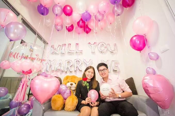 ลูกโป่งวาเลนไทน์ ลูกโป่งหัวใจ