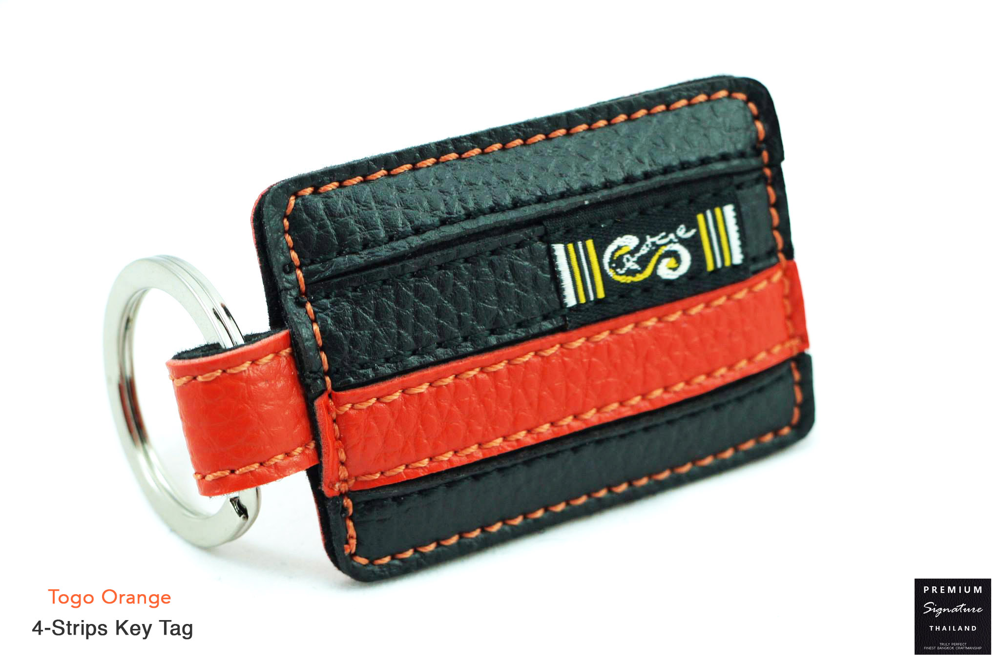 Togo Orange(ส้ม) - Key Tag 4-strips