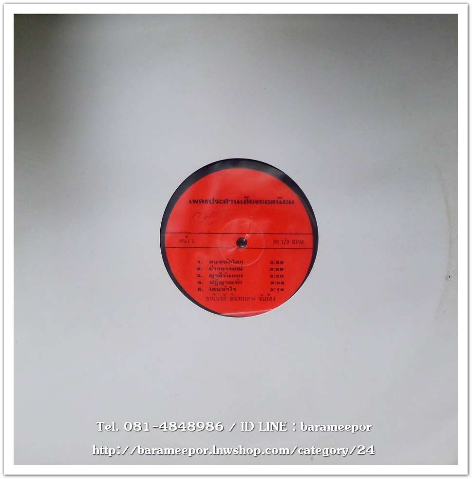 ธานินท์ อินทรเทพ ชุด เพลงประสานเสียงยอดนิยม