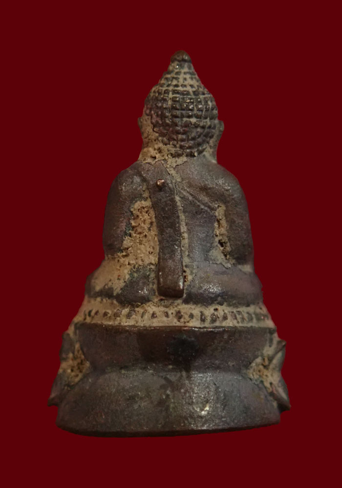 พระชัยวัฒน์หลวงพ่อสำเร็จศักดิ์สิทธิ์ อ.หนองแค จ.สระบุรี รุ่นดวงเศรษฐี ปี 2564 เนื้อนวะดินไทย หมายเลข 1186