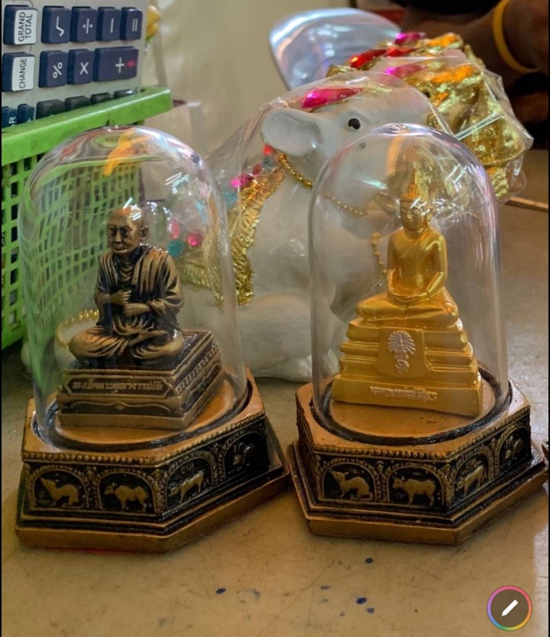 พระตั้งหน้ารถ สูง 4.5 นิ้ว