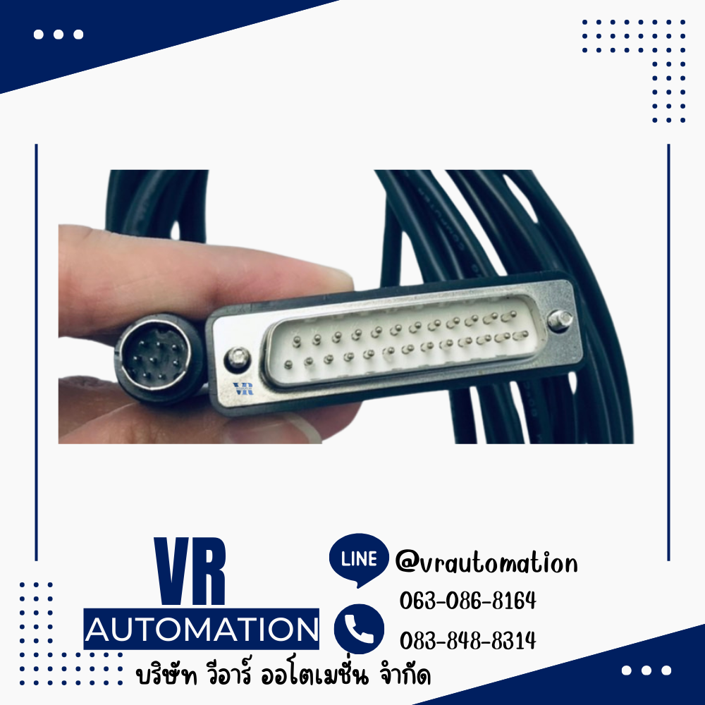 สายลิ้งค์ GP-FX หน้าจอสัมผัส Proface GP เชื่อมต่อกับสาย Mitsubishi FX PLC ยาว 5M