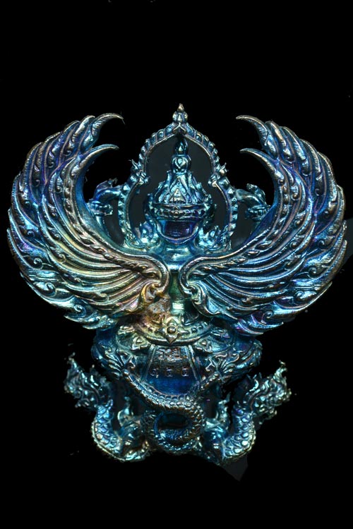 พญาครุฑหยุดนาค รุ่นแรก พ.ศ.2561 หลวงพ่อชม วัดโปรดสัตว์ จังหวัดอยุธยา