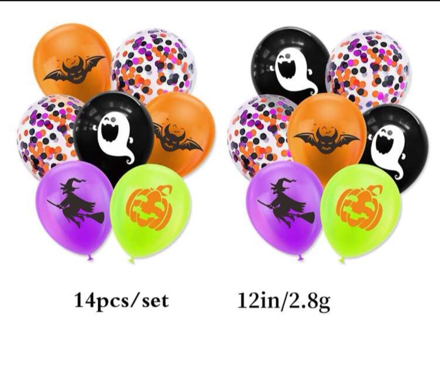 ลูกโป่งฮาโลวีน ผี balloon Halloween ราคาเริ่มต้น