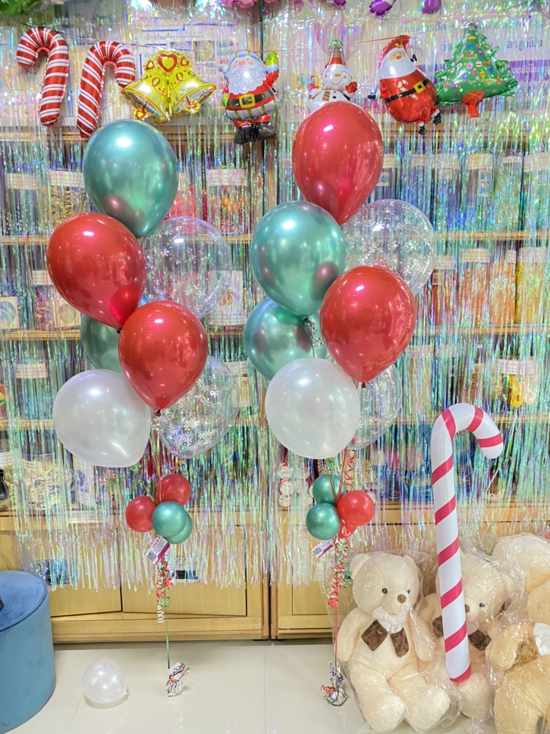 ลูกโป่งคริสมาต์มาส Christmas balloons ลูกโป่งด่วน ลูกโป่งอักษร