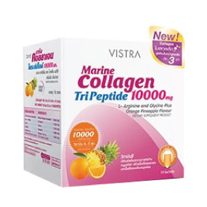 Vistra Marine Collagen Tri Peptide 10000 mg. Orange Pineapple Flavour