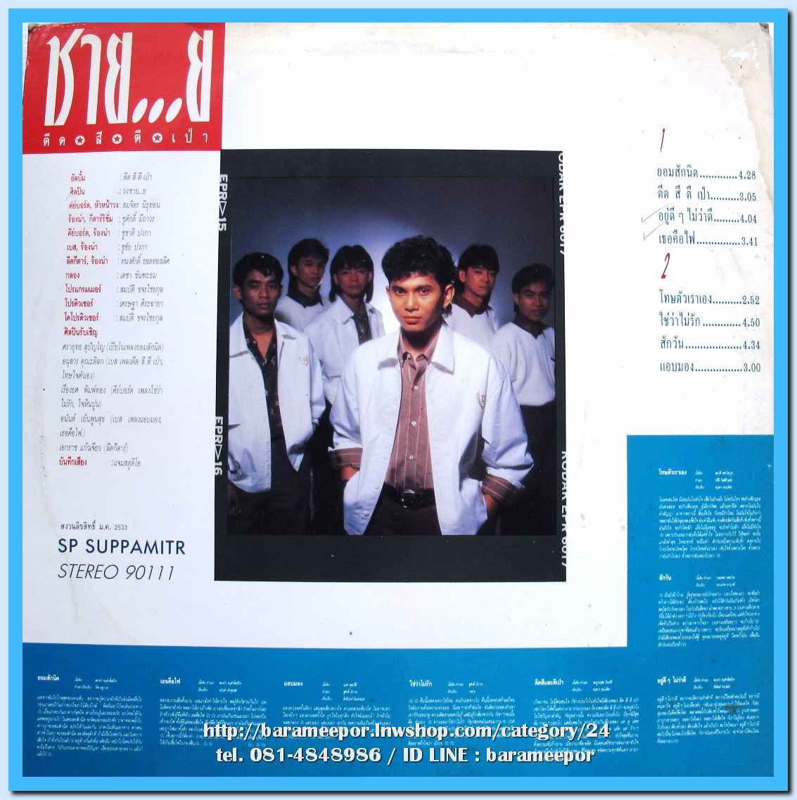 วงชาย..ย ชุด ดีด สี ตี เป่า