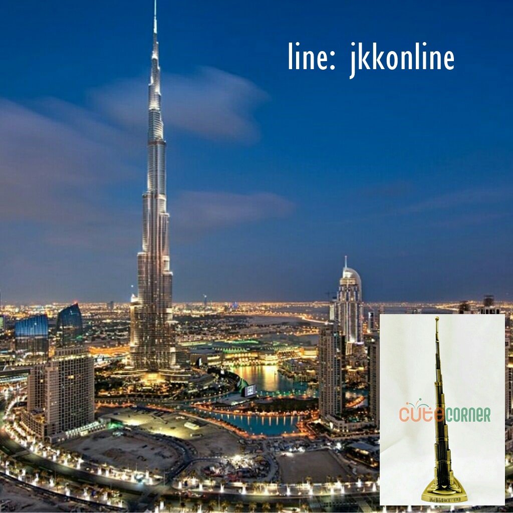 01713-โมเดลตึกบุรจญ์เคาะลีฟะฮ์ 20 ซม - ฟรีค่าส่ง