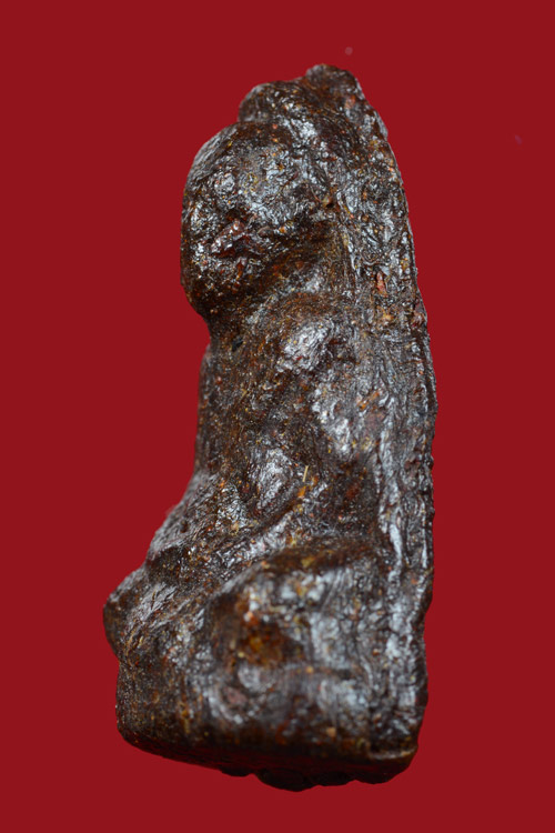 รูปเหมือนเนื้อครั่ง ฝังก้านธูป หลวงพ่อทองสุข วัดโตนดหลวง เพชรบุรี