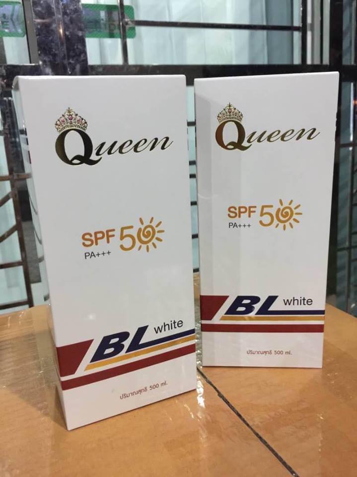 โลชั่น Queen BL White SPF50