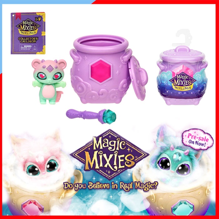 AU002 Magic Mixies แพ็ค 1 ชิ้น ของแท้ ของเล่น หม้อเวทมนตร์ ร่ายคาถาเสกสัตว์มหัศจรรย์ ไม้กายสิทธิ์ หม้อเวทมนตร์หม้อกายสิท สำเนา สำเนา