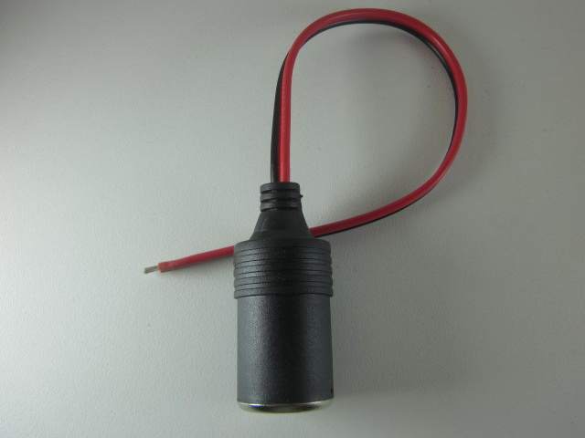 อะไหล่ ช่องจุดบุหรี่ตัวเมียพร้อมสาย28CM (0.75MM)