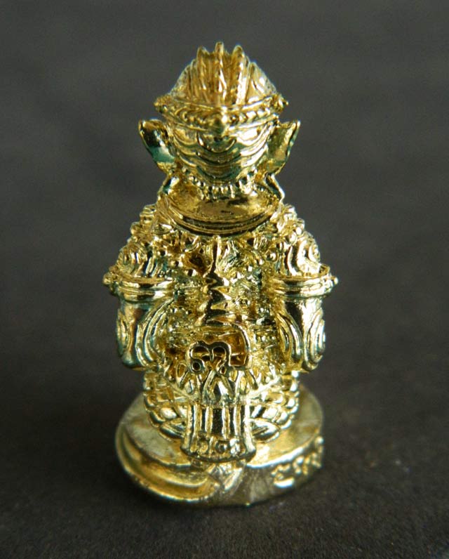 *เลขสวย ๑๐๐* หนุมาน "รุ่นแรก" หลวงพ่อแสวง วัดลาดปลาดุก นนทบุรี ปี 2559 เนื้อปลอกลูกปืน (กรรมการ)