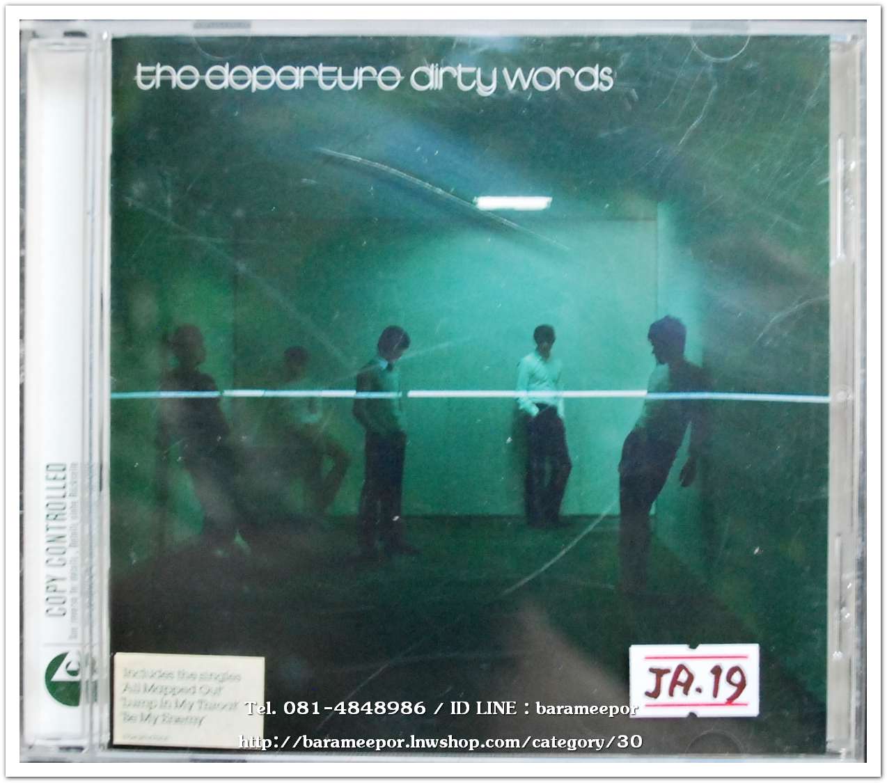 ซีดี.นักร้องญี่ปุ่น ฺthe departuro dirty words สภาพสวย