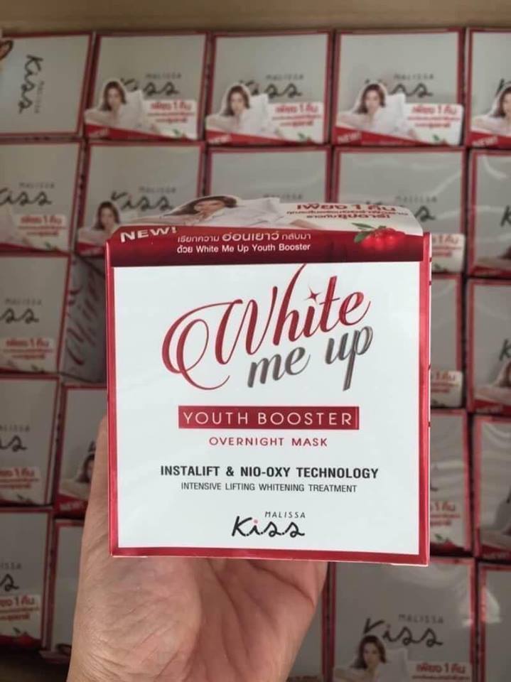 มาลิสสาคิส ไวท์มีอัพ ยูธ บูสเตอร์ โอเวอร์ไนท์ ครีม (Malissa K.I.S.S White Me Up Youth Booster Overnight Mask)