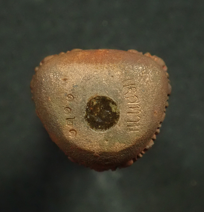 เบ้าทุบรุ่นแรกหลวงพ่อทวด พ่อท่านพรหม วัดพลานุภาพ ปัตตานี ปี 2553 รุ่นเบ้าทุบ53 (แจกทาน) หมายเลข 1121 พร้อมกล่องเดิม