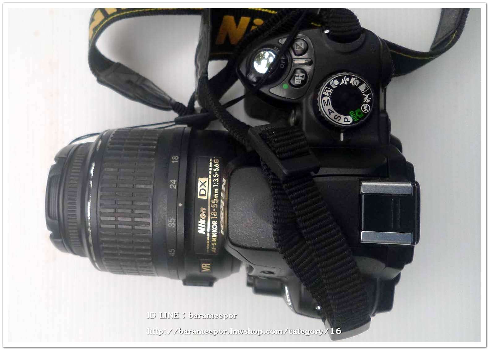 กล้อง NIKON D60 + 18-55 mm.