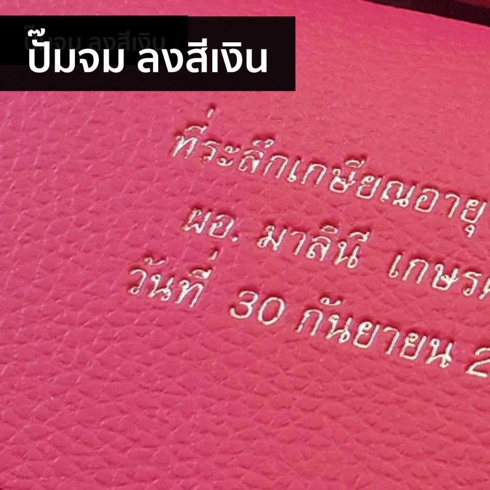 ปั้มจมลงสีเงิน