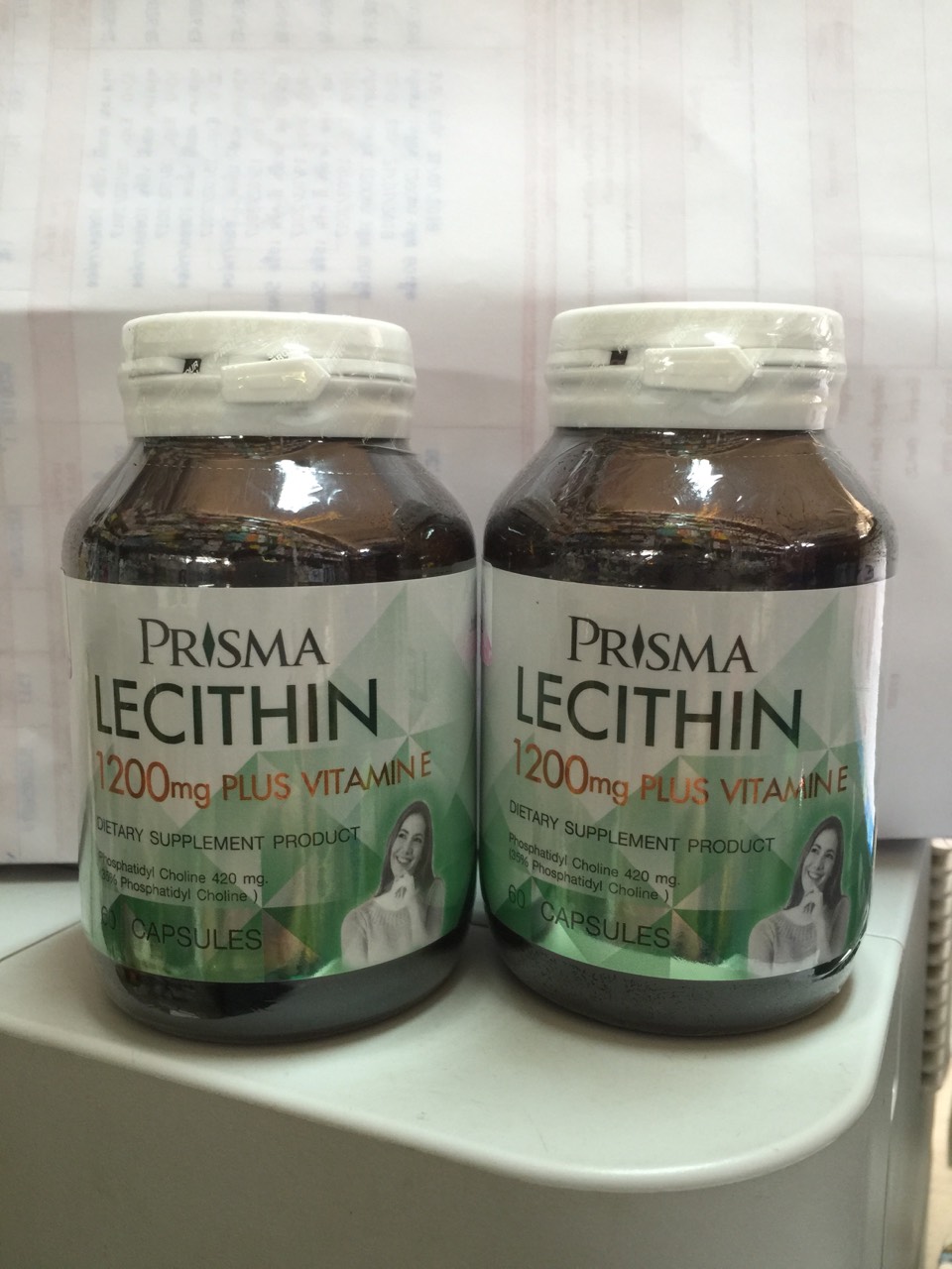 Prisma Lecithin 1200mg Plus Vitamin E 60 Capsules