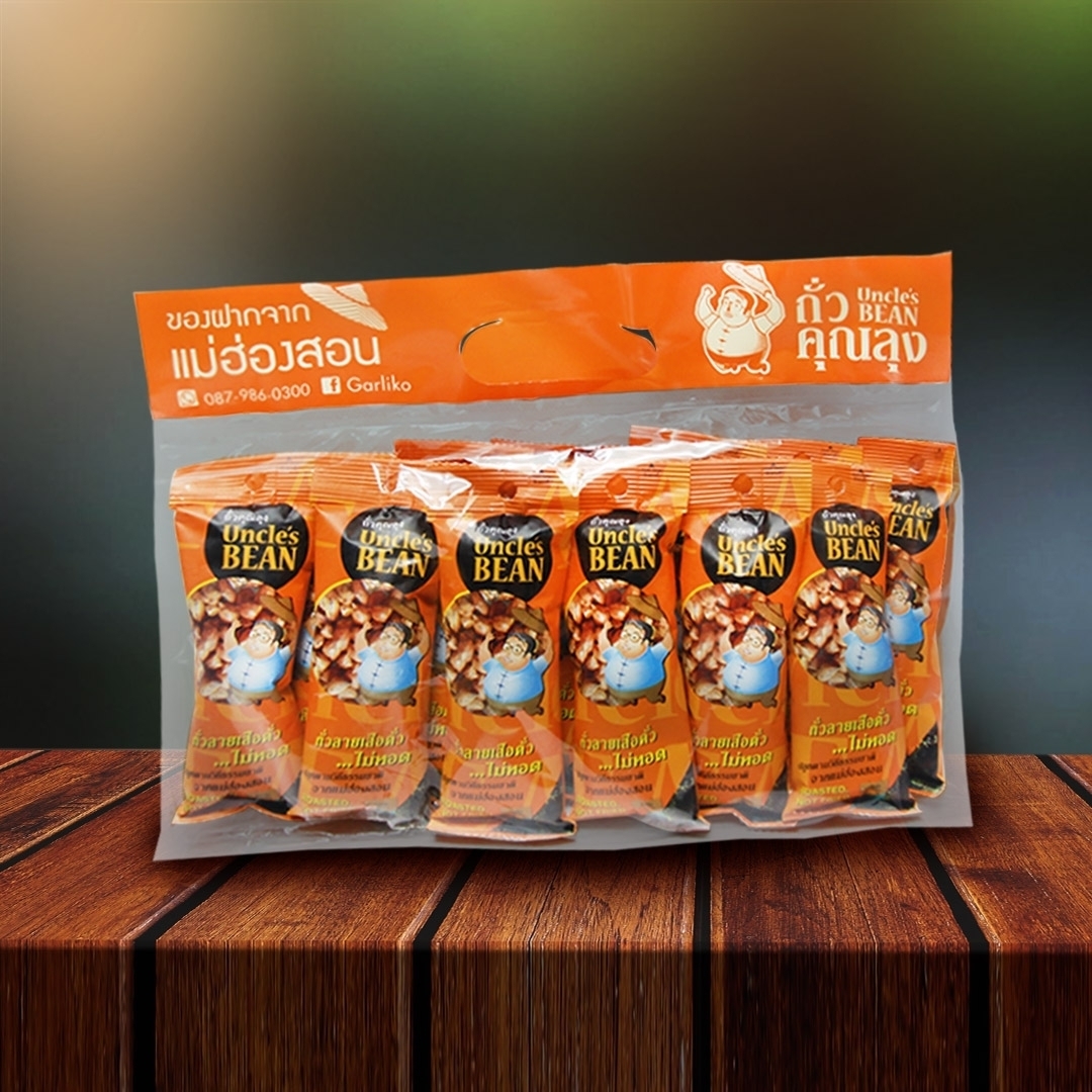 32-069-1100-1 ถั่วลายเสือคั่วเกลือ 22กรัม กุ๊ปไต