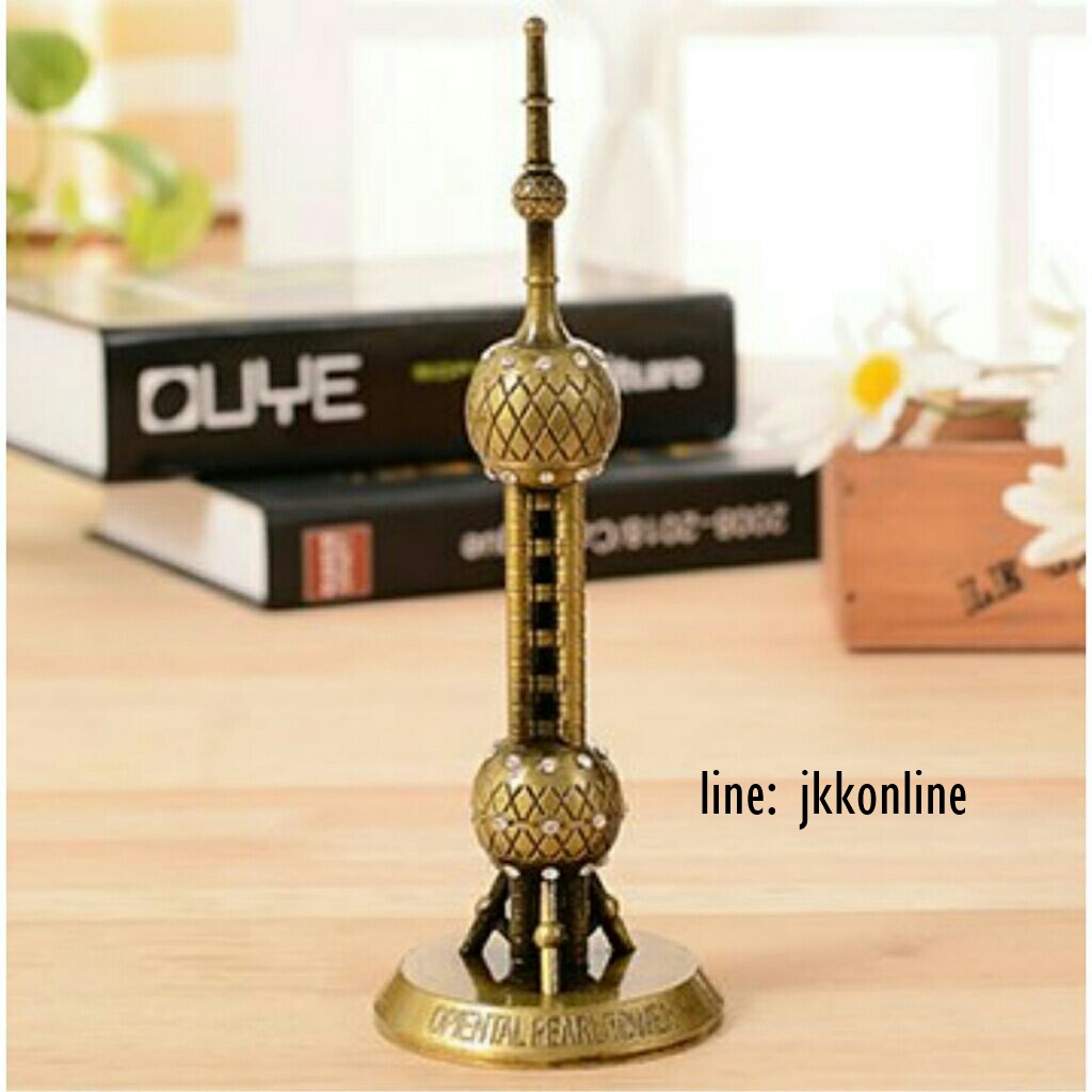 01736-โมเดลหอไข่มุกตะวันออก 18ซม - ฟรีค่าส่ง