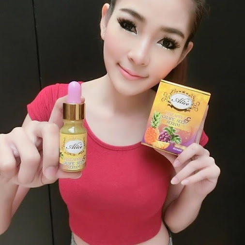 Alice เซรั่มสับปะรด เม็ดองุ่น Pineapple Grape Serum by Alice