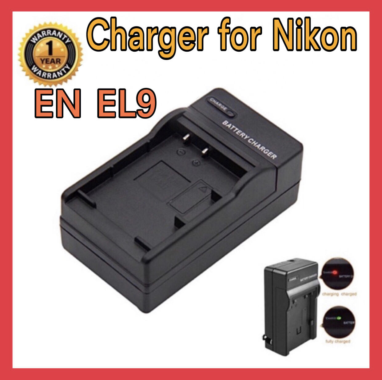 แท่นชาร์จแบตกล้อง นิคอน EL-EL9/ NIKON CHARGER EN -EL9