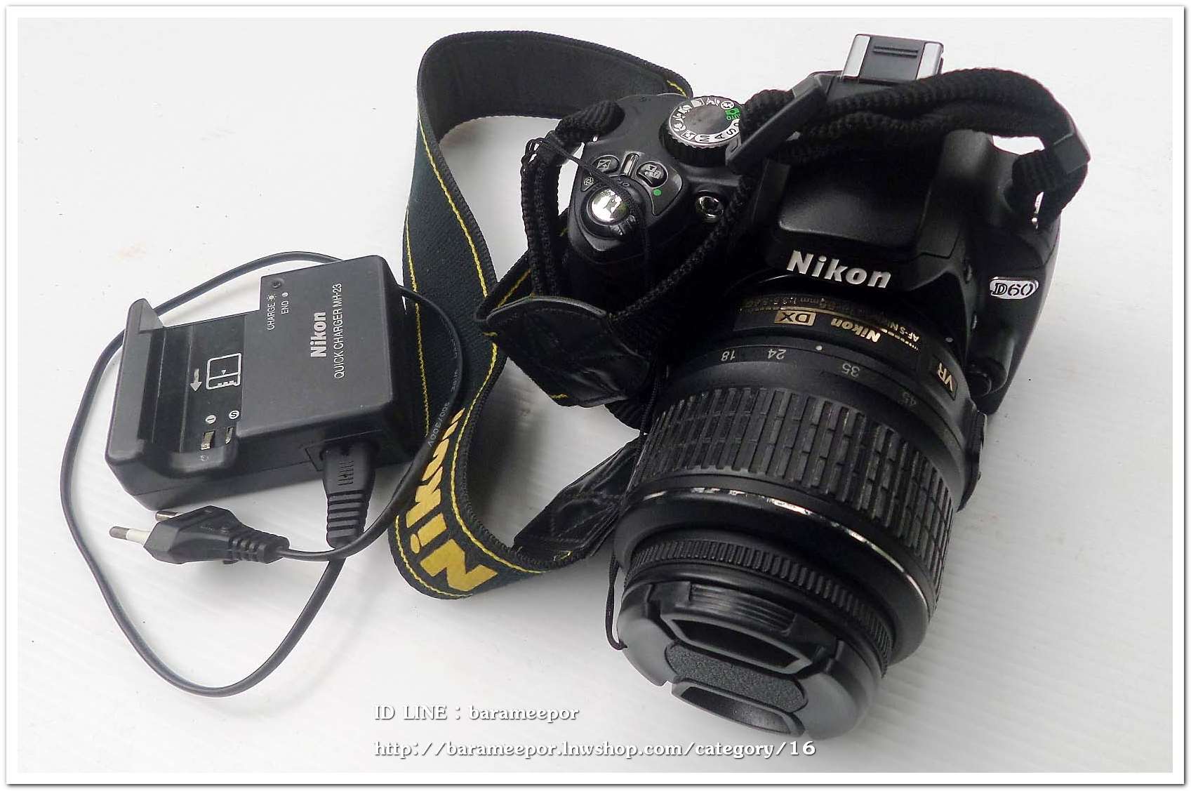 กล้อง NIKON D60 + 18-55 mm.