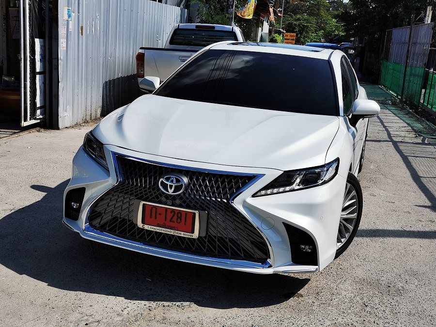 เเปลงกันชนหน้า Toyota New CAMRY 2018 2019 LEXUS