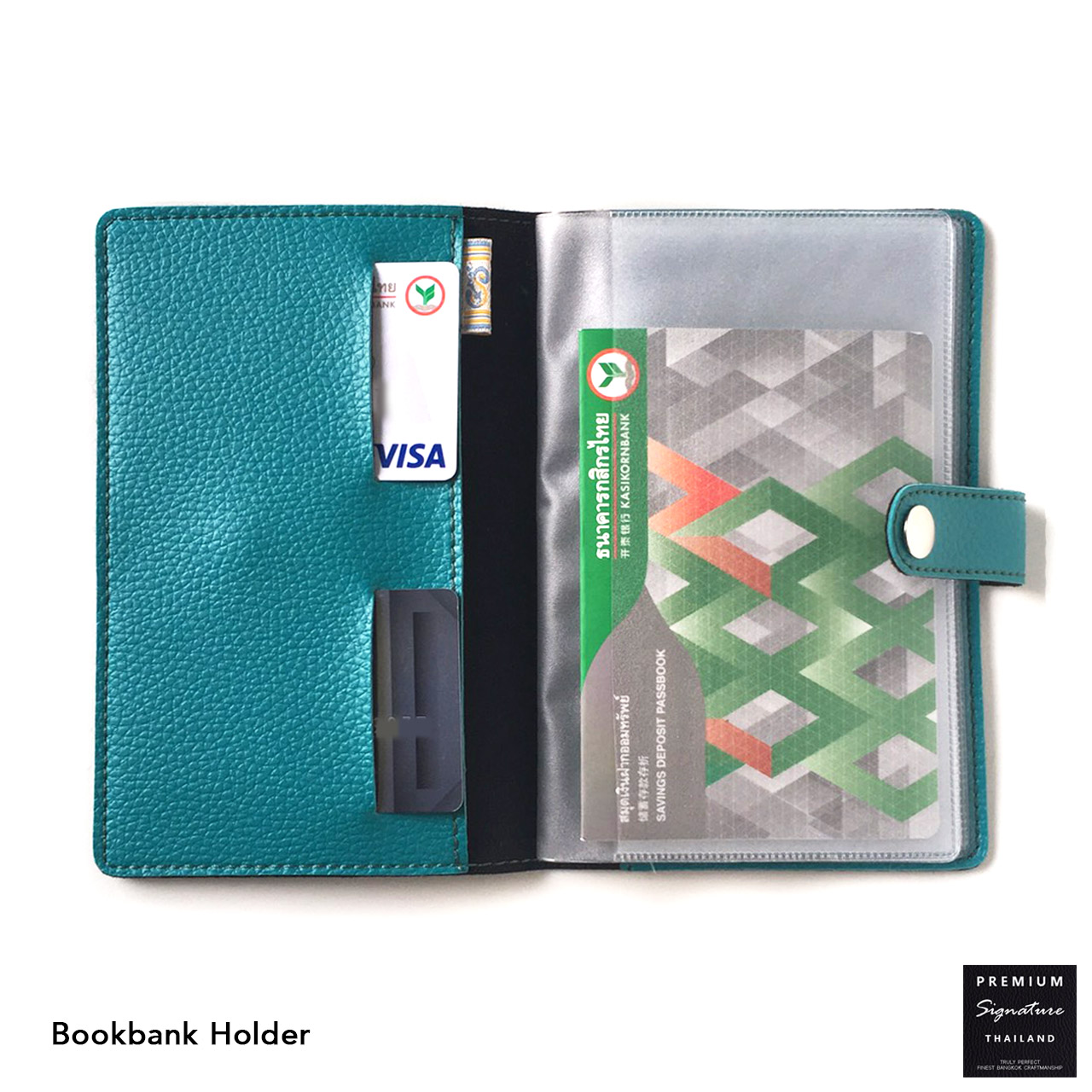 Turquoise(เขียวเทควอยด์) - Bookbank Holder