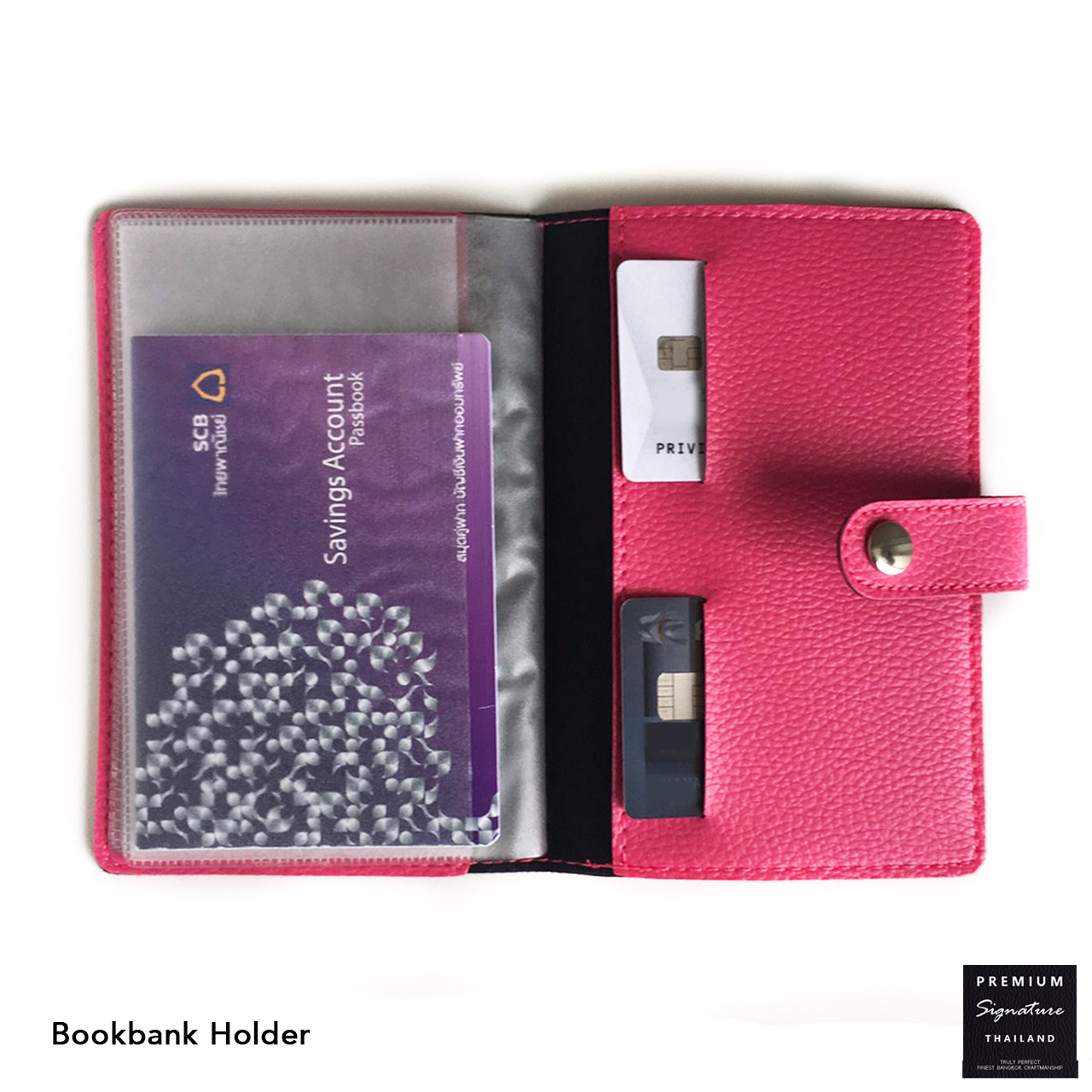 Fushia(บานเย็น) - Bookbank Holder