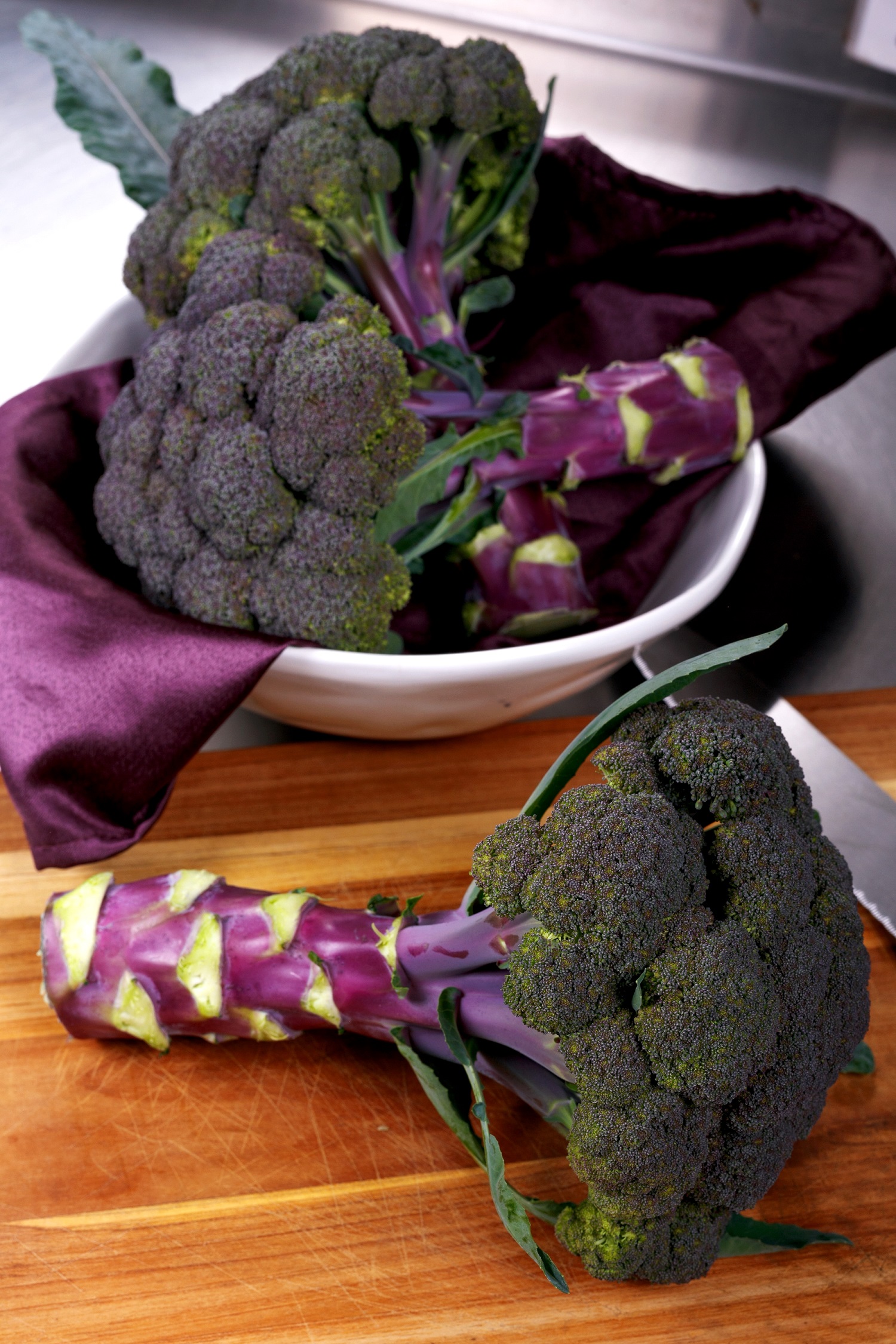 เมล็ดพันธุ์ บล็อคโคลี่สีม่วง Purple Magic Broccoli F1 Seed