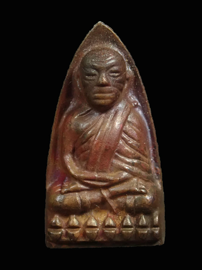 หลวงพ่อทวด พิมพ์อาปาเช่ วัดสำเภาเชย ปี 2552 รุ่นทองฉลองเจดีย์ เนื้อสำริด หมายเลข 2117