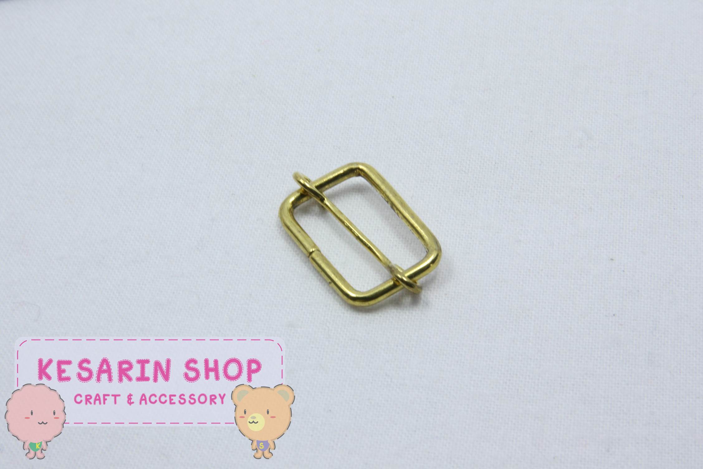 เหล็กปรับสายกระเป๋า สีทอง ขนาด 2.0cm