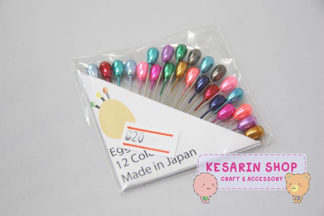 เข็มหมุดญี่ปุ่น 12สี