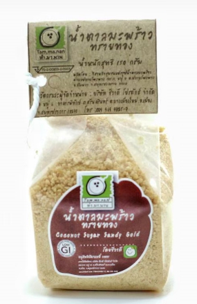 27-416-3100-1 น้ำตาลมะพร้าว ทรายทอง *ชีวาดี *ทำมานาน 150กรัม/ถุง
