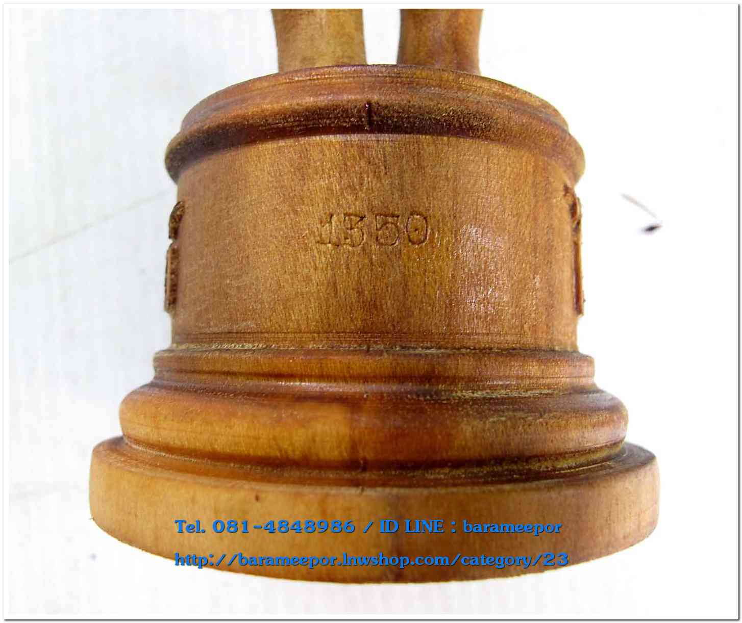 ไอ้ไข่ เด็กวัดเจดีย์ รุ่นสรงน้ำ 63 องค์บูชาไม้ ขนาด 7 นิ้ว..1