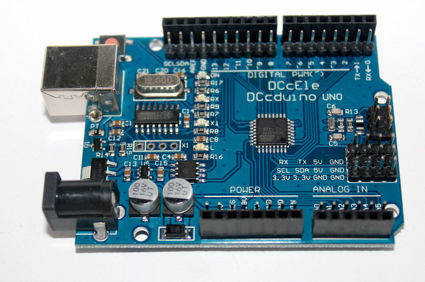 Arduino UNO R3 MEGA328P CH340G ฟรีสาย USB จำนวน 2 บอร์ด