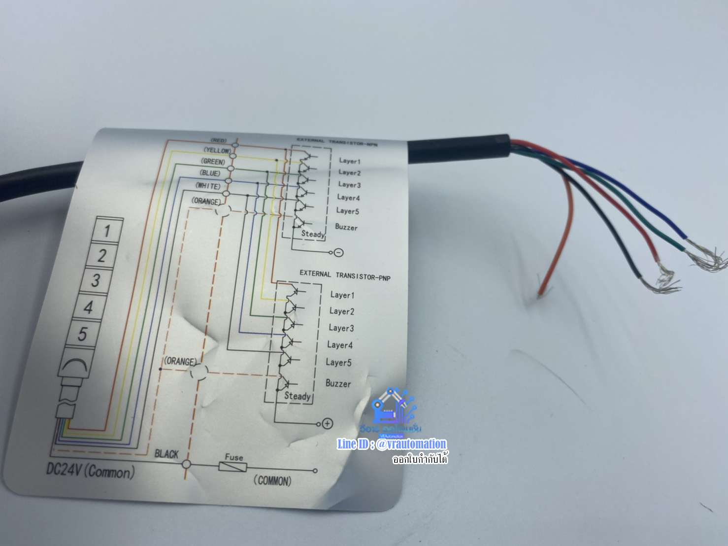 LED Warning light M4T-3ABFT-RGB-50