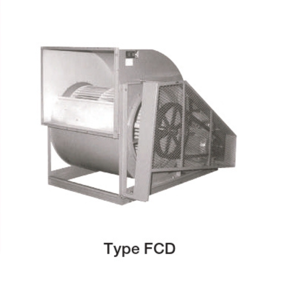 พัดลมแบบหอยโข่ง Type FCD Froward Curve Double Inlet