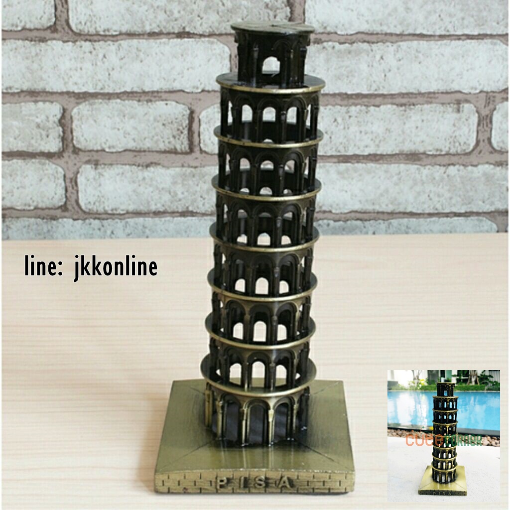 01710-โมเดลหอเอนปิซา 16 ซม - ฟรีค่าส่ง