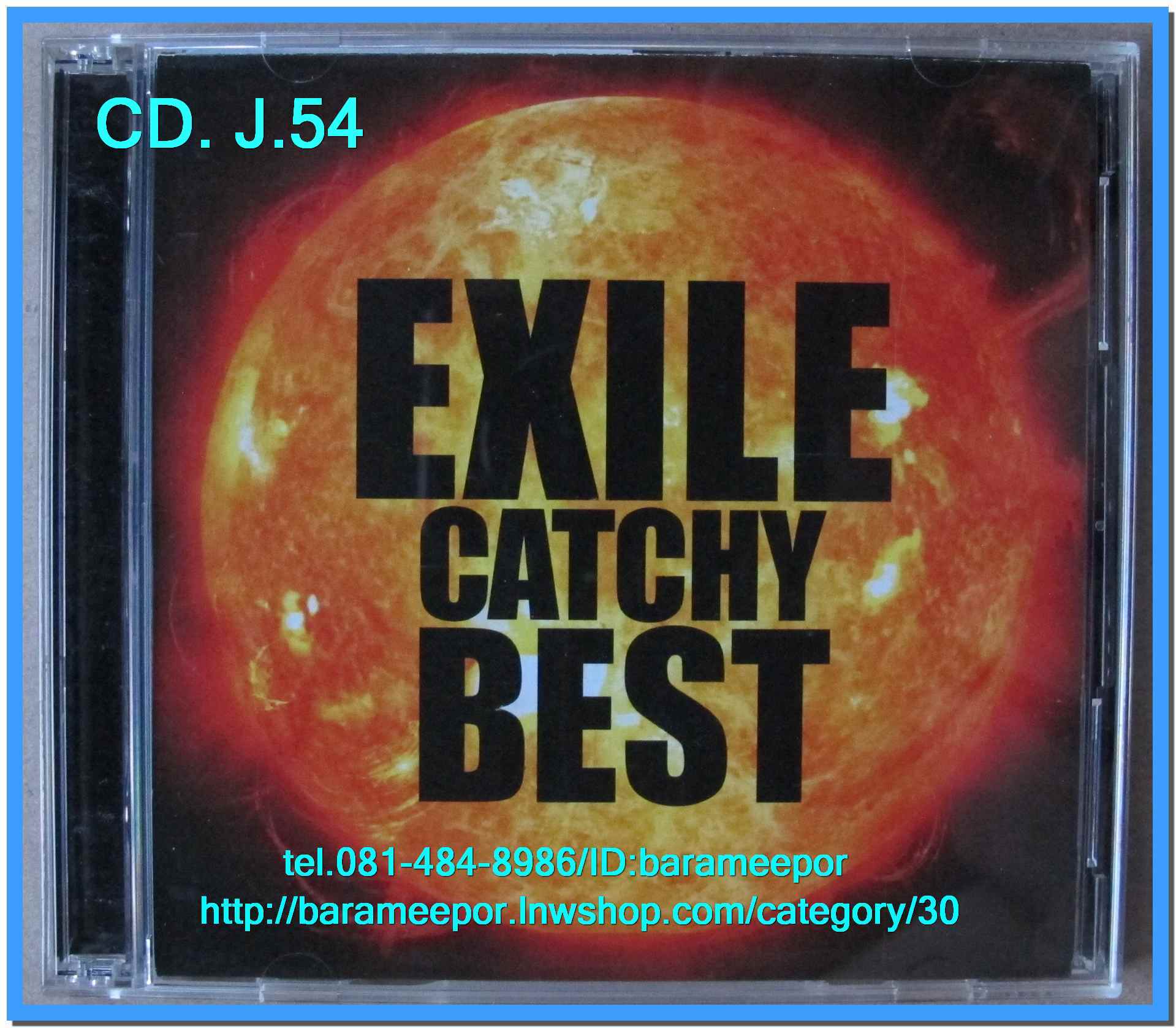 ซีดี.นักร้องญี่ปุ่น EXILE CATCHY BEST RZCD 45884/B พร้อมบุ๊คเลท