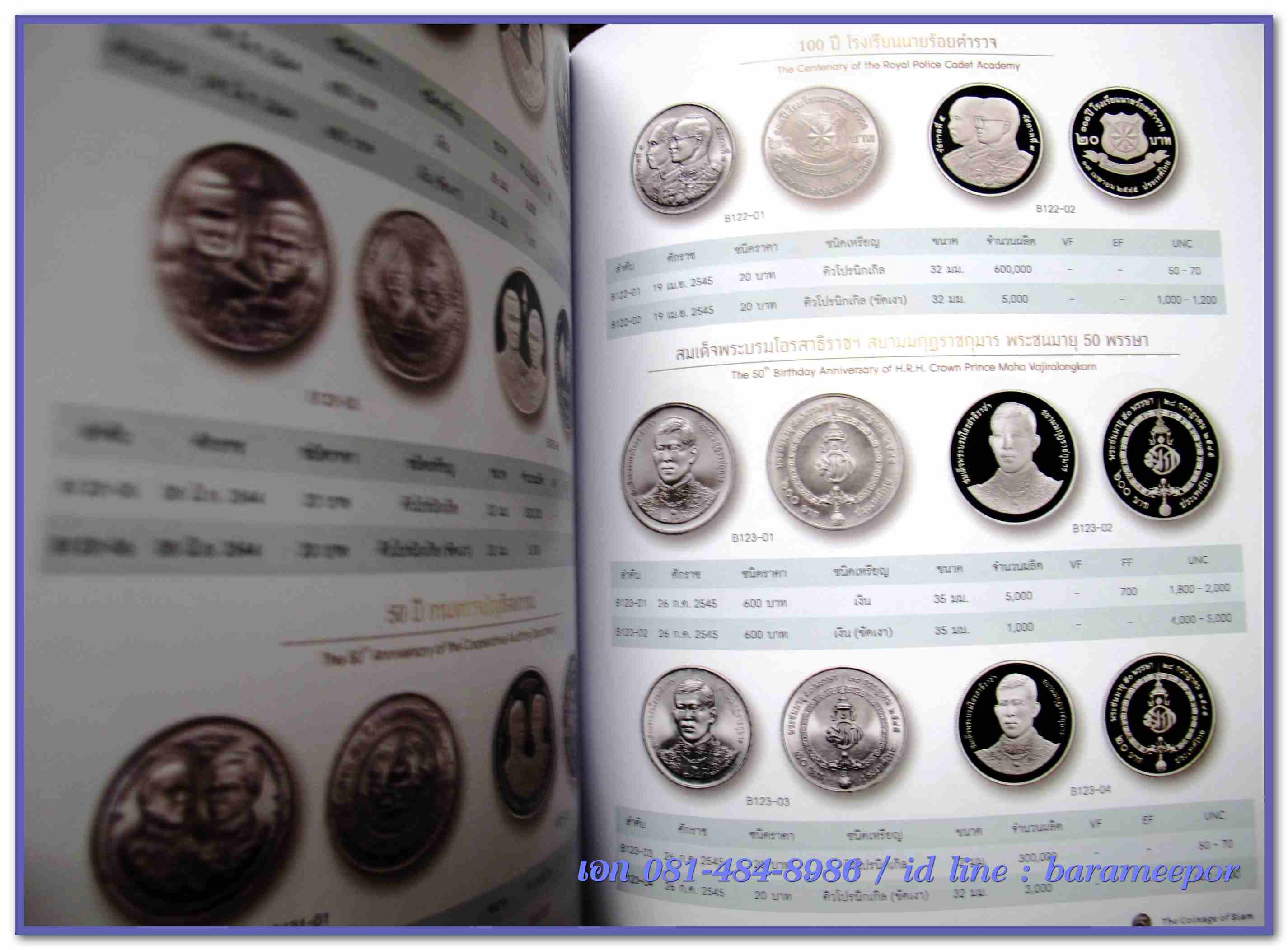 หนังสือ "กษาปณ์เมืองสยาม" The Coinage of Siam คู่มือเหรียญที่ใหม่ล่าสุดตอนนี้ โดยนายแพทย์ไชยยศ พงศ์จารุสถิต
