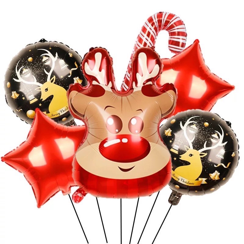 ลูกโป่งคริสมาต์มาส Christmas balloons ลูกโป่งด่วน ลูกโป่งอักษร