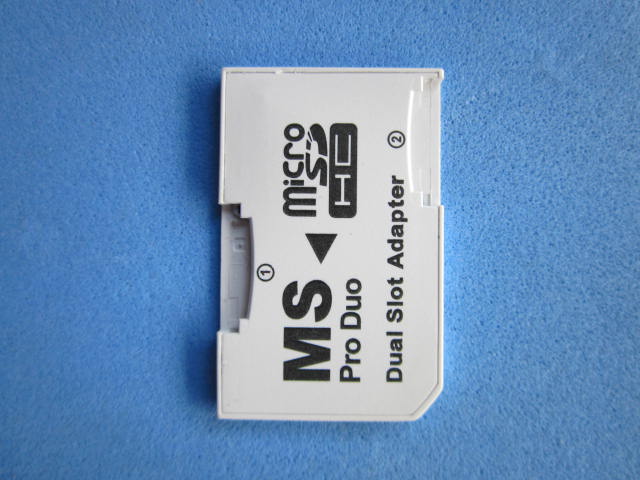 ตัวแปลง micro sd เป็น memory stick แบบ2สล็อต CR-5400